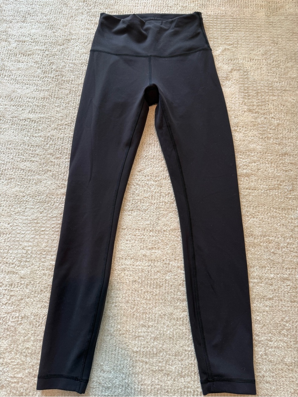 Lululemon Wunder Train High-Rise Tight 25” Black Everlux Leggings Size 4